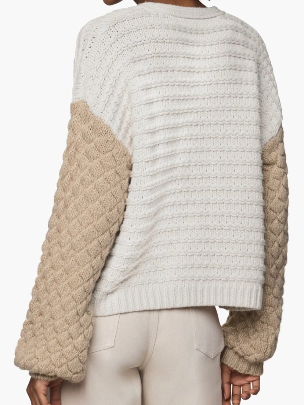 Splendid Maria Bobble Cardigan Quiet Luxury Viscose Alpaca Blend Cottage M $198 - Picture 5 of 16